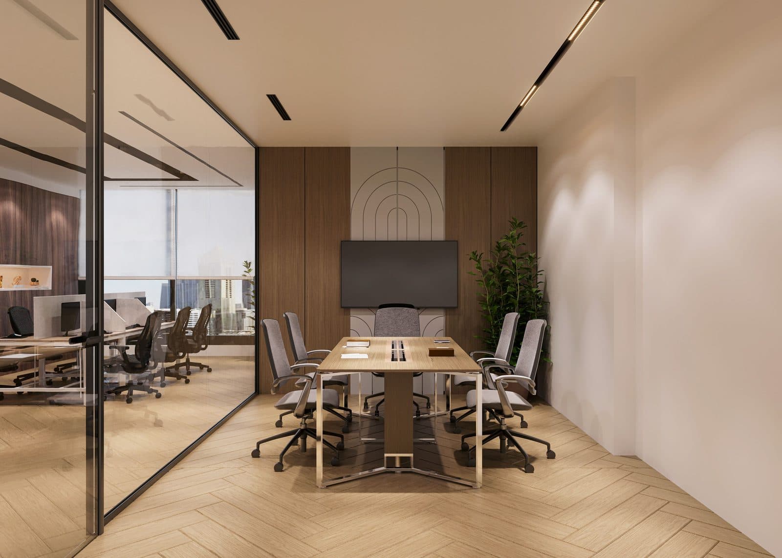 Audio Video & Boardroom Solutions: audio and video conferencing, classroom technology, video walls, public address systems, and room booking — set up so meetings and presentations run without extra troubleshooting.